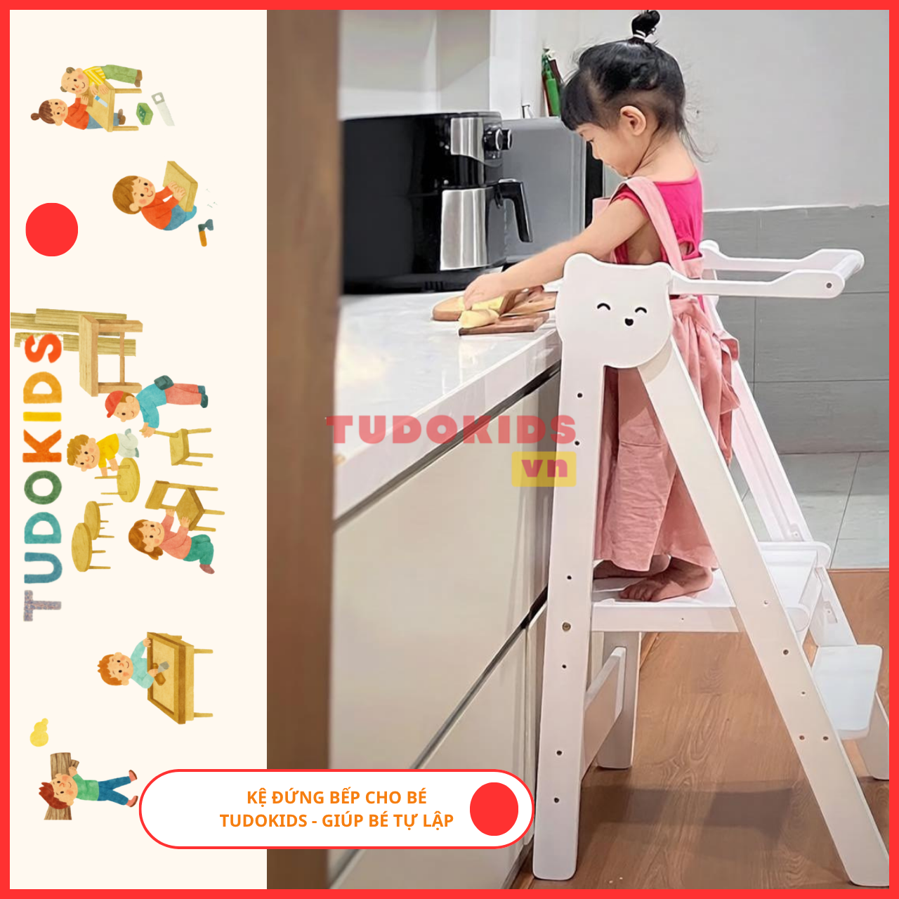 Kệ đứng bếp cho bé